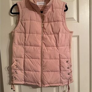 Calvin Klein Light Pink Women's Quilted Vest